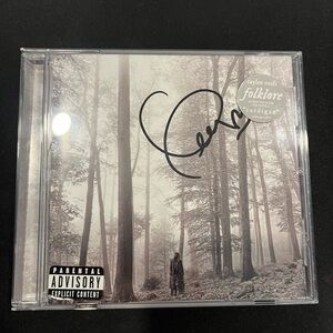 Taylor swift signed folklore CD🩶